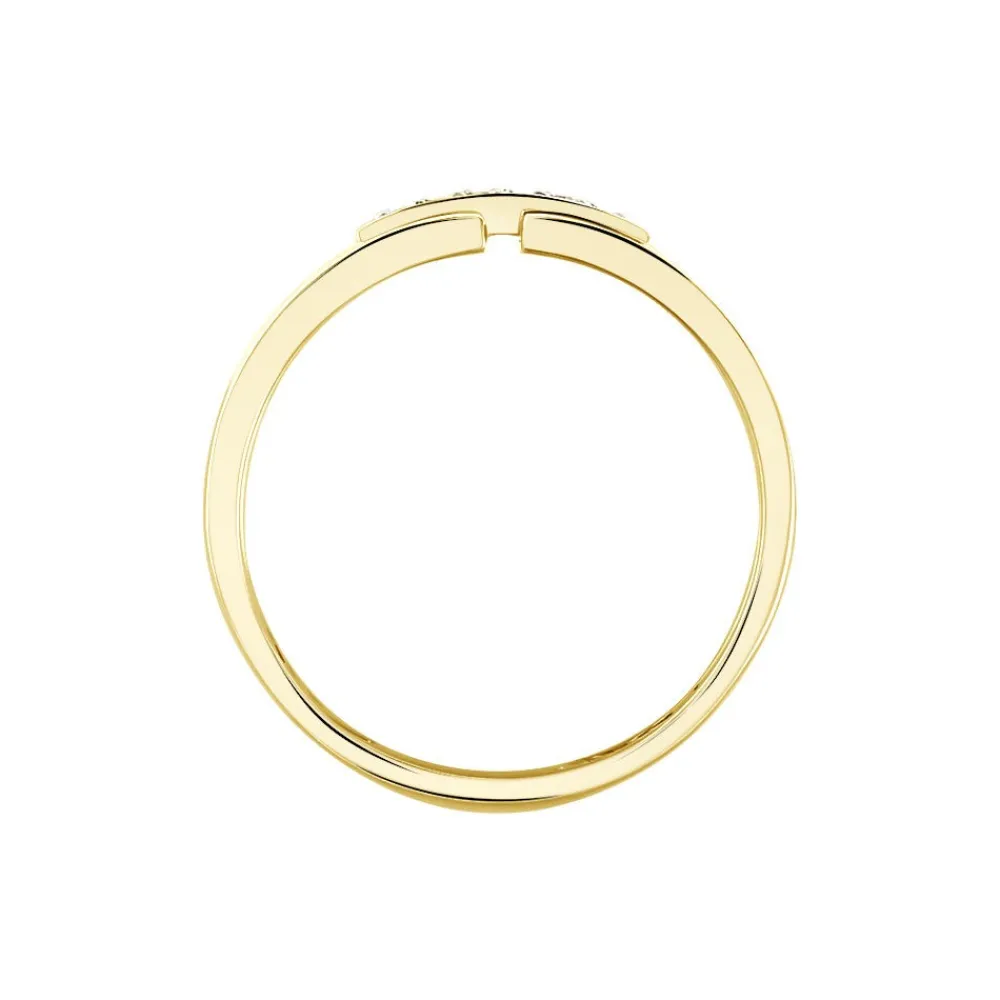 Bague Barrette Or Jaune Diamant|Marc Orian Clearance