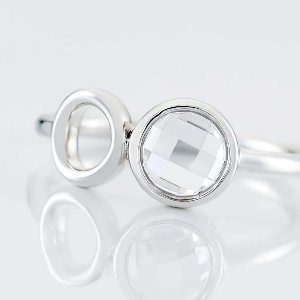 Bague Bastiano Argent Blanc Oxyde De Zirconium|Marc Orian Outlet