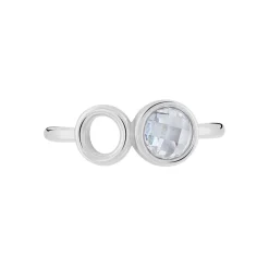 Bague Bastiano Argent Blanc Oxyde De Zirconium|Marc Orian Outlet