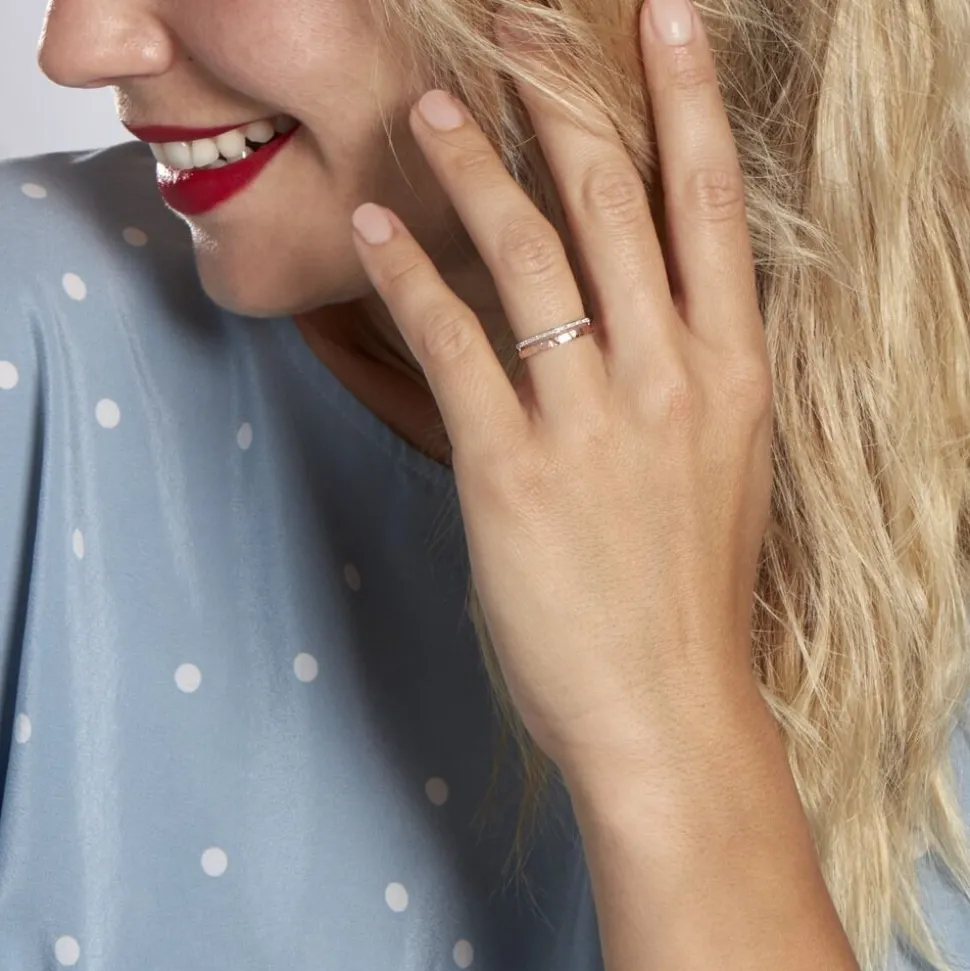 Bague Belindalan Or Bicolore Diamant