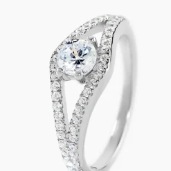 Bague Bernita Argent Blanc Oxyde De Zirconium|Marc Orian New