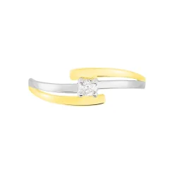 Bague Blandine Or Bicolore Diamant