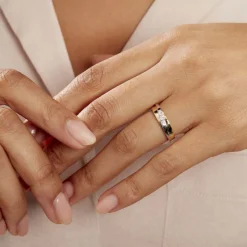 Bague Bryanna Or Bicolore Diamant