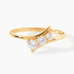 Bague Budur Or Jaune Oxyde De Zirconium|Marc Orian