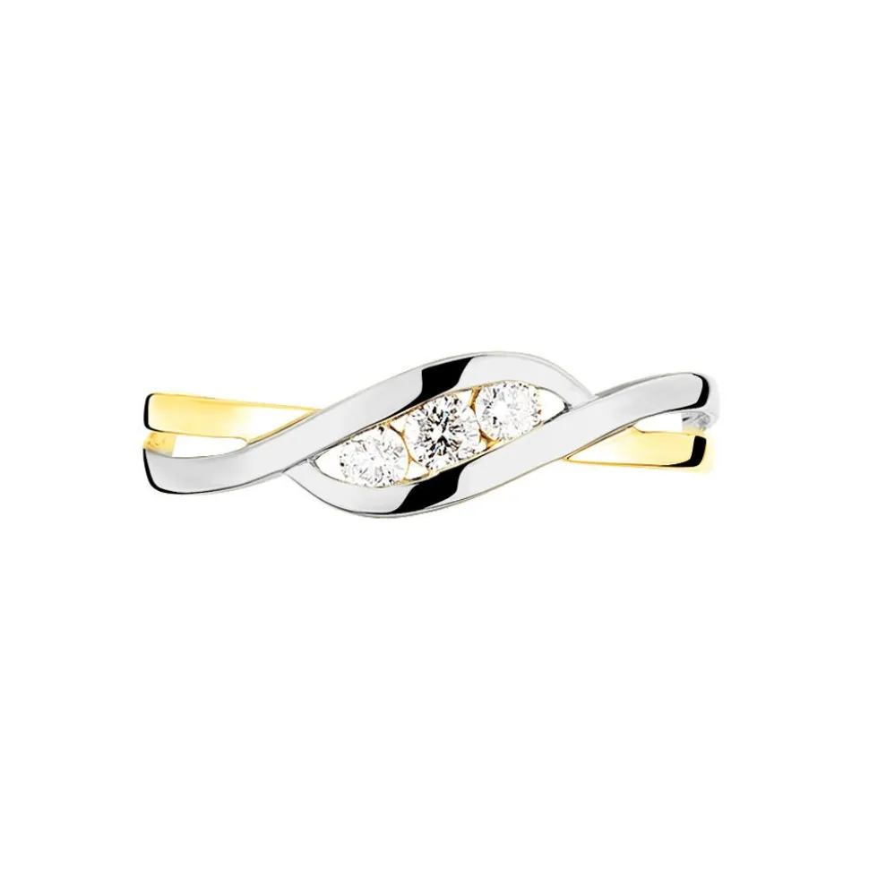 Bague Callie Or Bicolore Diamant
