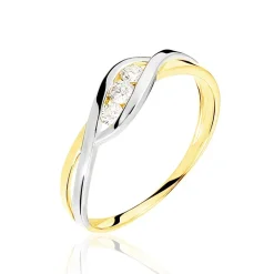 Bague Callie Or Bicolore Diamant