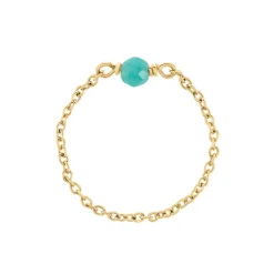 Bague Calliope Plaqué Or Doré Amazonite|Marc Orian
