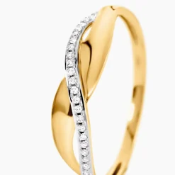 Bague Camelia Or Jaune Diamant