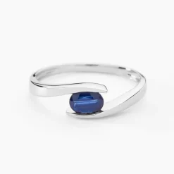 Bague Camilia Or Blanc Saphir|Marc Orian