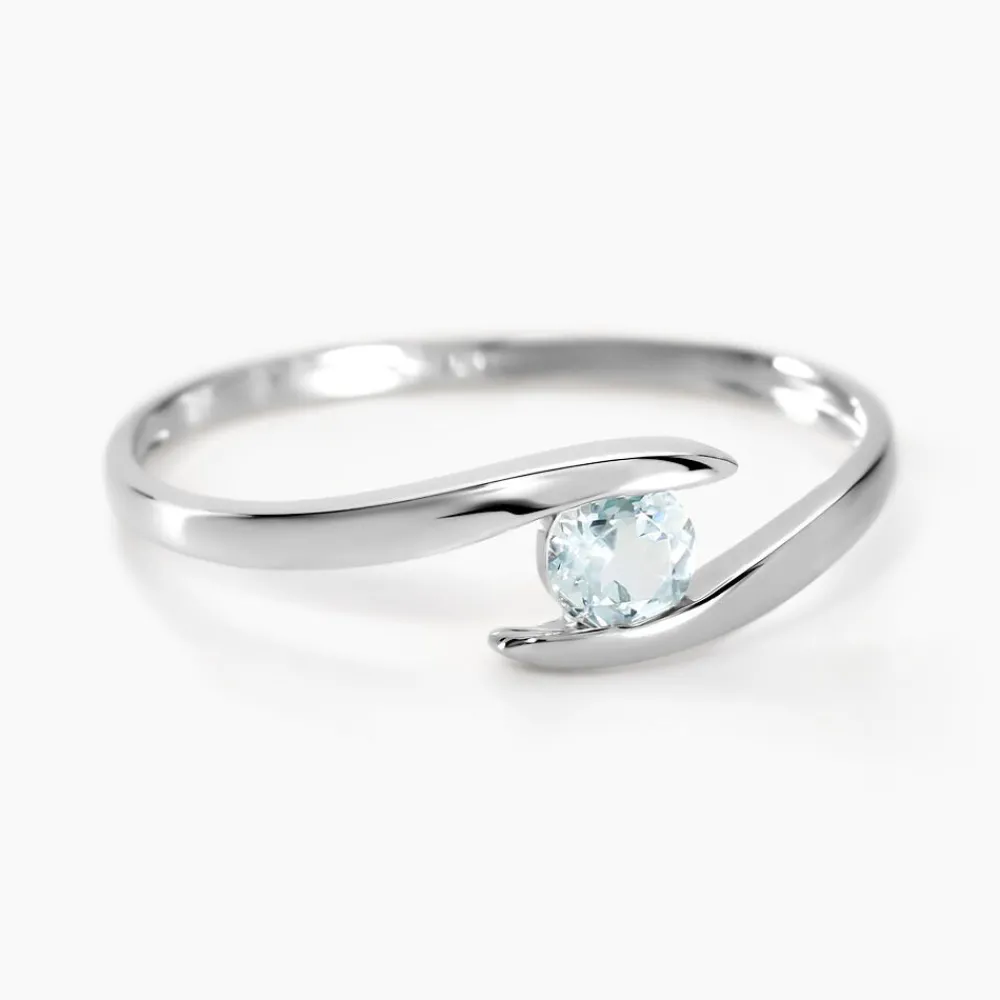 Bague Camilia Or Blanc Topaze|Marc Orian Hot