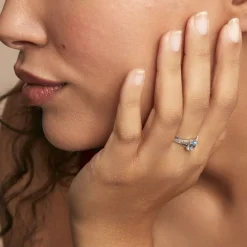 Bague Candice Or Blanc Topaze|Marc Orian