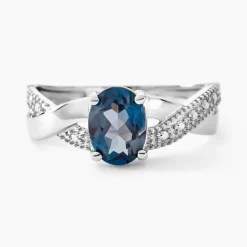 Bague Candice Or Blanc Topaze|Marc Orian Online