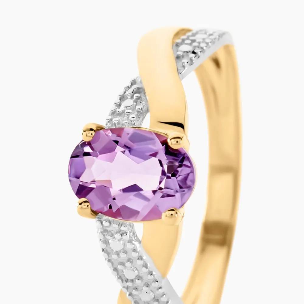 Bague Candice Or Jaune Amethyste|Marc Orian Sale