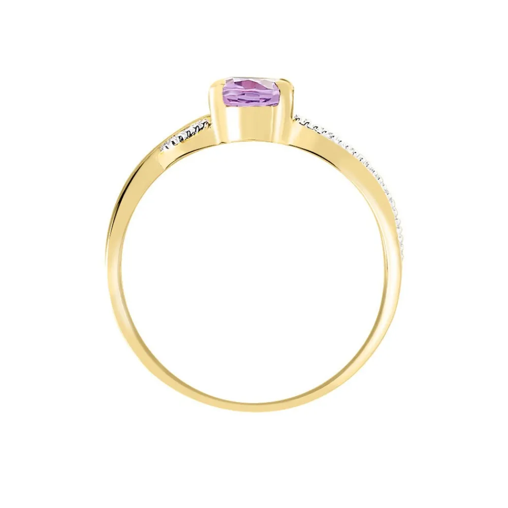 Bague Candice Or Jaune Amethyste|Marc Orian Sale