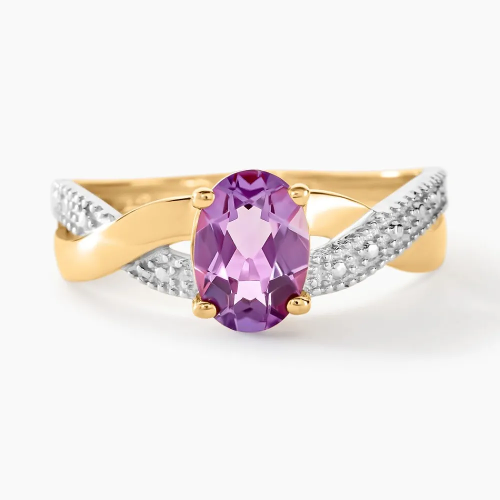 Bague Candice Or Jaune Amethyste|Marc Orian Sale