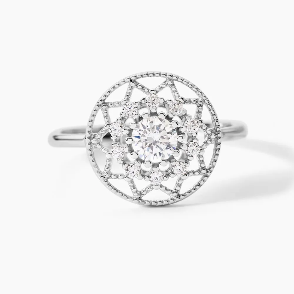 Bague Cassandria Argent Blanc Oxyde De Zirconium|Marc Orian Discount