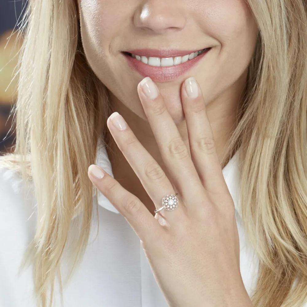 Bague Cassandria Argent Blanc Oxyde De Zirconium|Marc Orian Discount