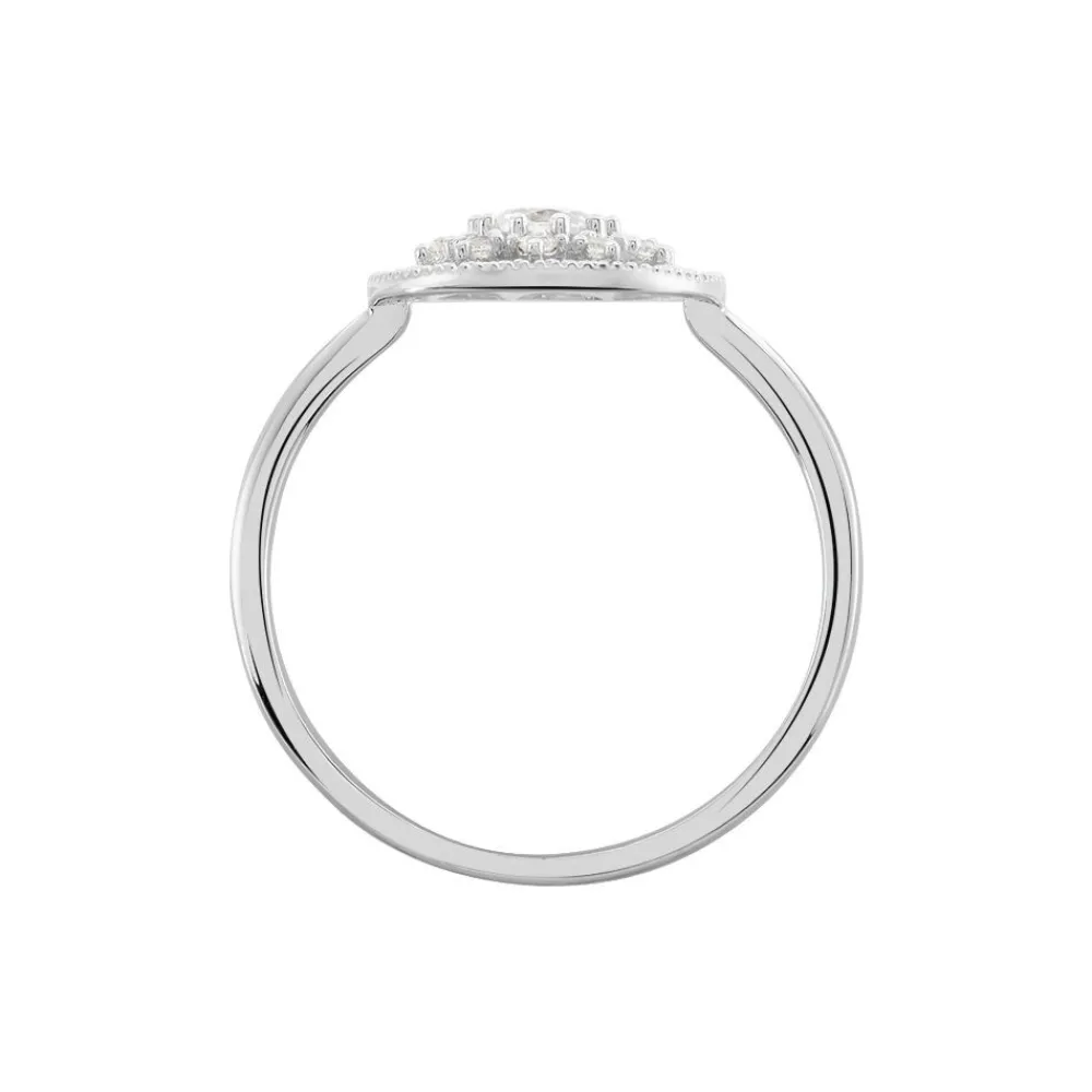 Bague Cassandria Argent Blanc Oxyde De Zirconium|Marc Orian Discount