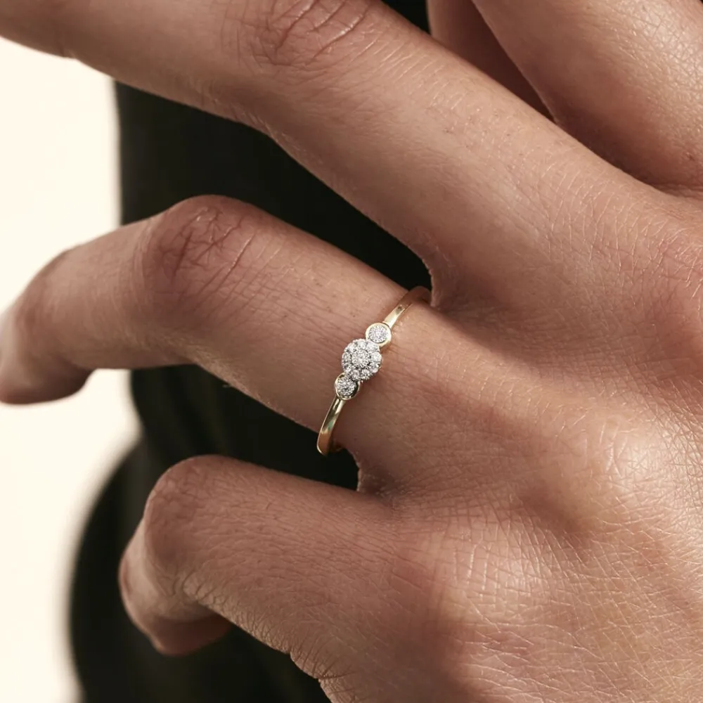 Bague Cesarita Or Jaune Diamant|Marc Orian New