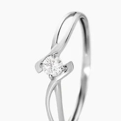 Bague Chamirame Or Blanc Oxyde De Zirconium|Marc Orian Clearance