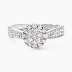Bague Chou Or Blanc Diamant