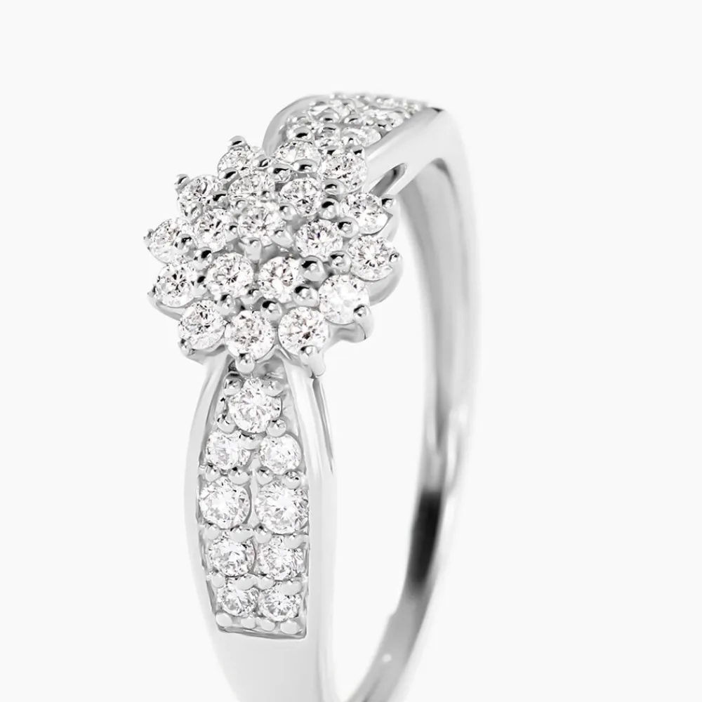 Bague Chouvia Platine Blanc Diamant Synthétique|Marc Orian