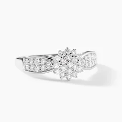 Bague Chouvia Platine Blanc Diamant Synthétique|Marc Orian