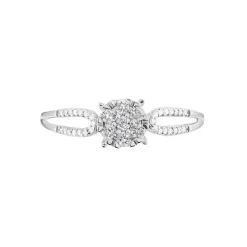 Bague Cillin Or Blanc Diamant