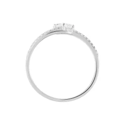 Bague Clarina Or Blanc Oxyde De Zirconium|Marc Orian Outlet