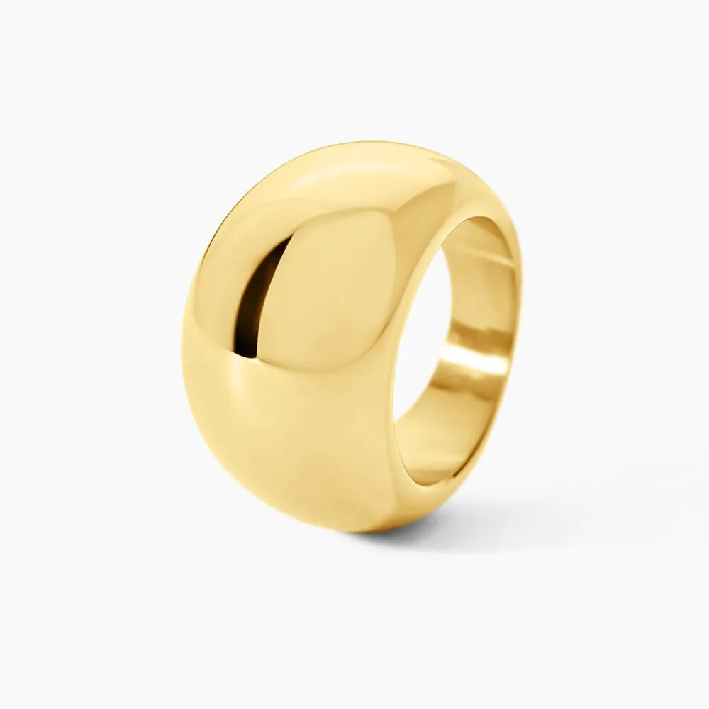 Bague Cleoria Acier Dore|Marc Orian Online