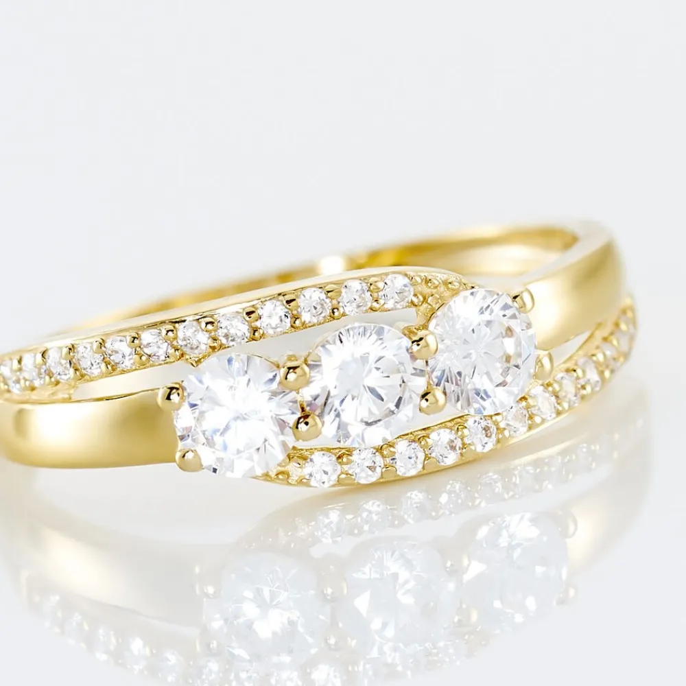 Bague Comete Or Jaune Oxyde De Zirconium|Marc Orian Discount