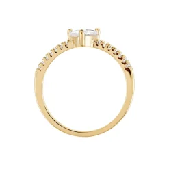 Bague Crush Plaqué Or Jaune Oxyde De Zirconium|Marc Orian Discount