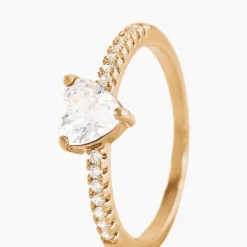 Bague Crush Plaqué Or Jaune Oxyde De Zirconium|Marc Orian Discount