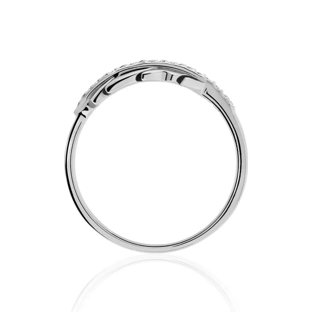 Bague Cynthia Argent Blanc Oxyde De Zirconium|Marc Orian