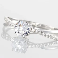 Bague Dana Or Blanc Oxyde De Zirconium|Marc Orian Best