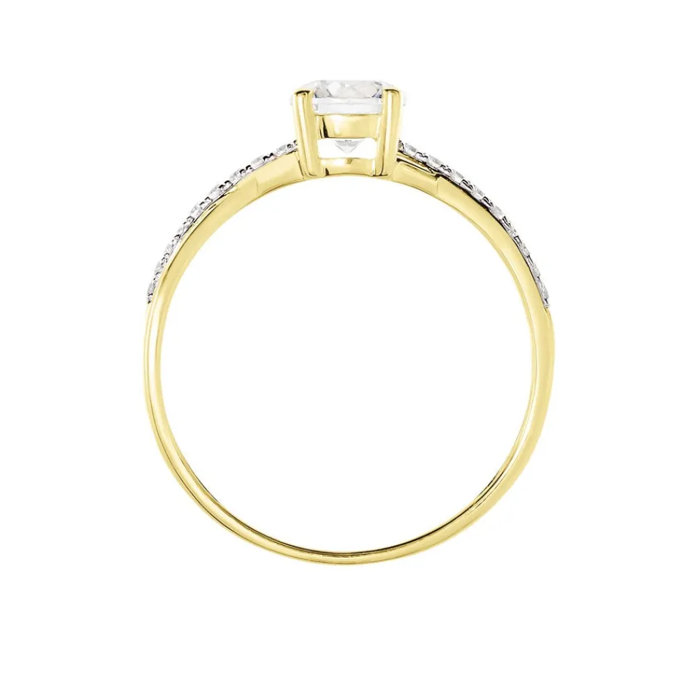 Bague Dana Or Jaune Oxyde De Zirconium|Marc Orian Hot