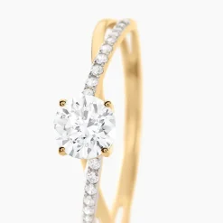 Bague Dana Or Jaune Oxyde De Zirconium|Marc Orian Hot