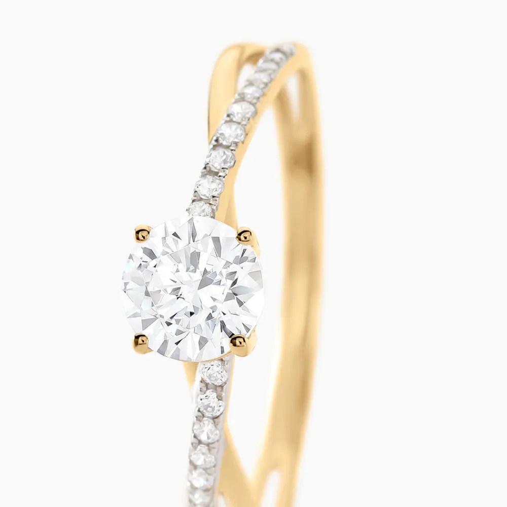 Bague Dana Or Jaune Oxyde De Zirconium|Marc Orian Hot