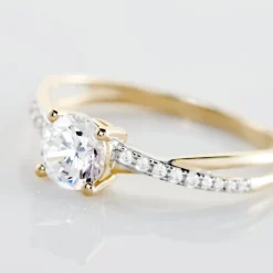 Bague Dana Or Jaune Oxyde De Zirconium|Marc Orian Hot