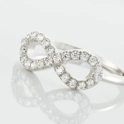 Bague Davila Argent Blanc Oxyde De Zirconium
