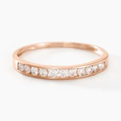 Bague Davila Or Rose Oxyde De Zirconium