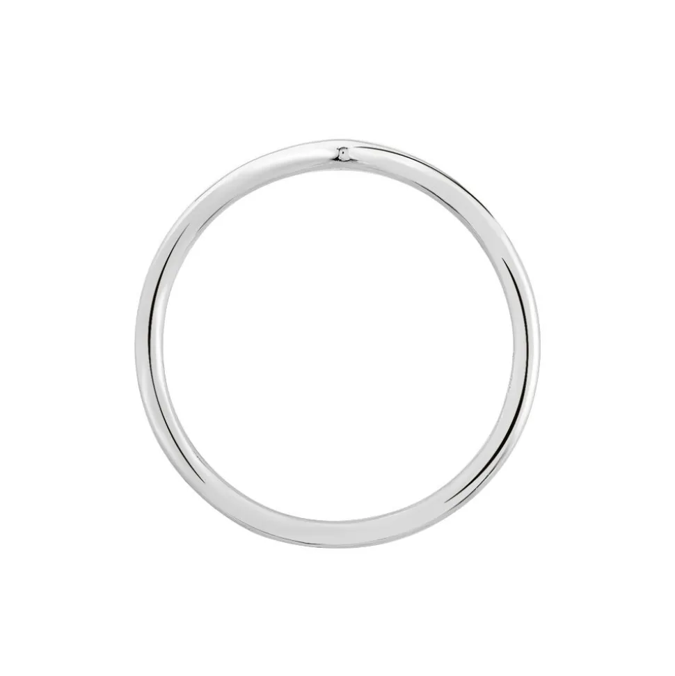 Bague De Phalange Tricia Argent Blanc