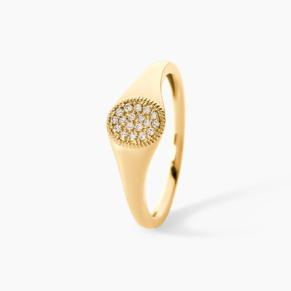 Bague Devdas Or Jaune Diamant|Marc Orian Outlet