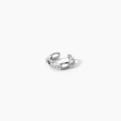 Bague D'hélix Unitaire Antonino Argent Blanc Oxyde De Zirconium|Marc Orian Outlet