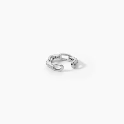 Bague D'hélix Unitaire Antonino Argent Blanc Oxyde De Zirconium|Marc Orian Outlet