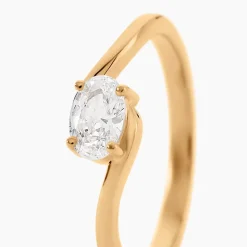Bague Diandra Plaqué Or Jaune Oxyde De Zirconium|Marc Orian Sale
