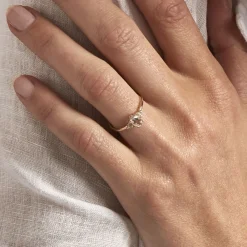 Bague Diapre Or Jaune Quartz Oxyde De Zirconium|Marc Orian