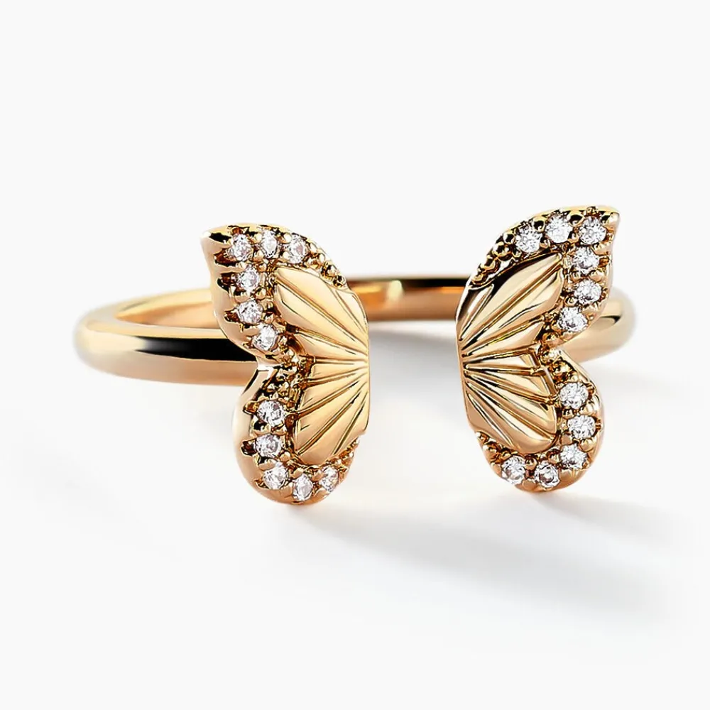 Bague Dixie Plaqué Or Doré Oxyde De Zirconium|Marc Orian Hot