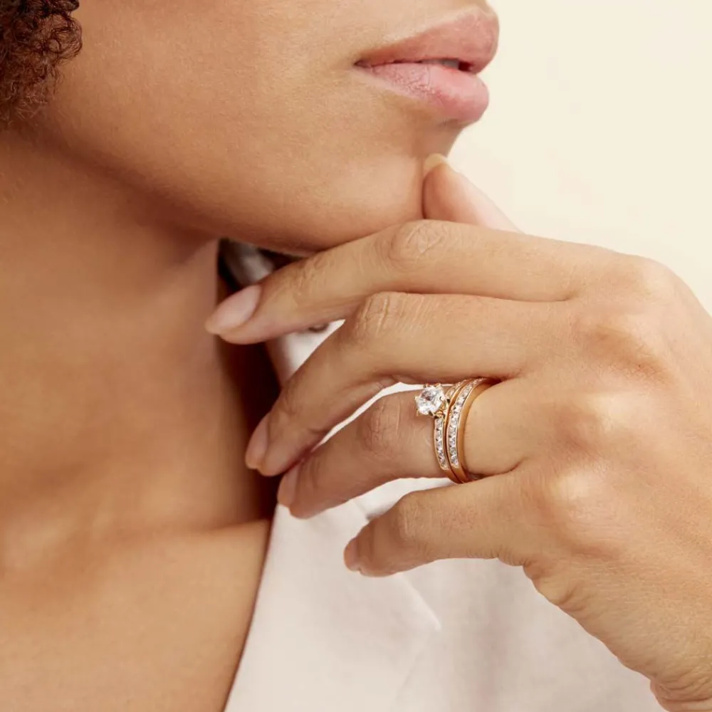 Bague Double Jeu De Zirconium|Marc Orian Hot