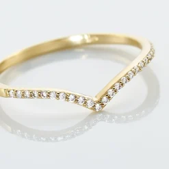 Bague Dounia Or Jaune Oxyde De Zirconium|Marc Orian New